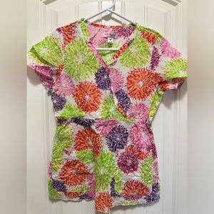 Women’s Koi scrub top, XS